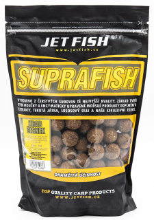 JET FISH Boilie SupraFish Krab Česnek 1kg 24mm