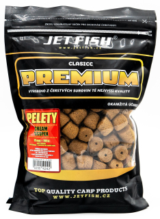 JET FISH Pelety Premium Clasicc Cream Scopex 700g 18mm
