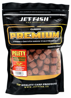 JET FISH Pelety Premium Clasicc Mango Meruňka 700g 18mm