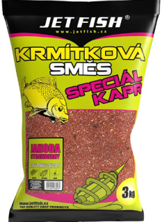 JET FISH Krmítková směs Jahoda 3kg
