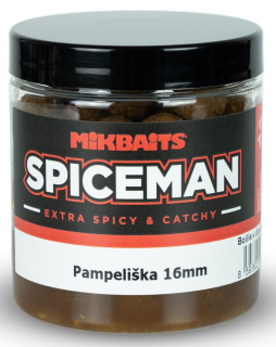 MIKBAITS Boilie v dipu Spiceman Pampeliška 250ml 16mm