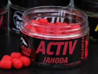 BLACK CARP Balanced Activ Jahoda 50g 10mm