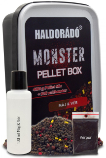 HALDORADO Monster Pellet Box Játra Krev 400g