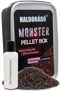 HALDORADO Monster Pellet Box Kalamár Borůvka 400g