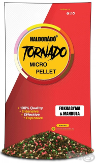 HALDORADO Tornado Micro Pellet Česnek Mandle 400g