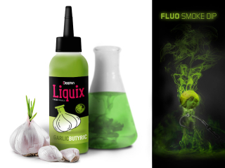 DELPHIN Fluo dip D SNAX LiquiX 100ml Česnek Butyric