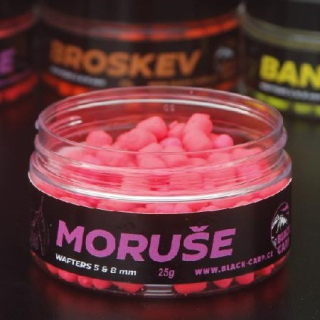 BLACK CARP Method Wafters Moruše 25g 5-8mm
