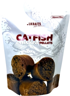 LK BAITS Catfish Pellet Crushed Fish 38mm 6ks