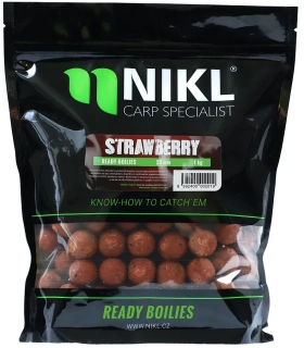 NIKL Ready boilie Strawberry 1kg 24mm