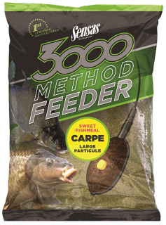 SENSAS Krmítková směs 3000 Method Feeder Carpe 1kg
