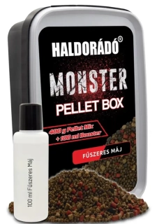 HALDORADO Monster Pellet Box Kořeněná játra 400g