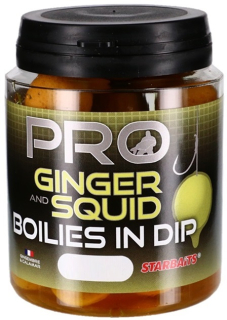 STARBAITS Boilies in dip Pro Ginger Squid 150g 20mm