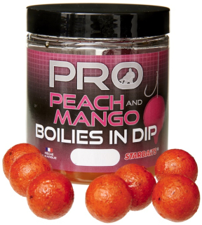 STARBAITS Boilies in dip Pro Peach Mango 150g 24mm