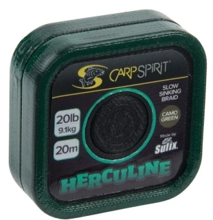 CARP SPIRIT Návazcová šňůra Herculine Camo Green 20m 15lb