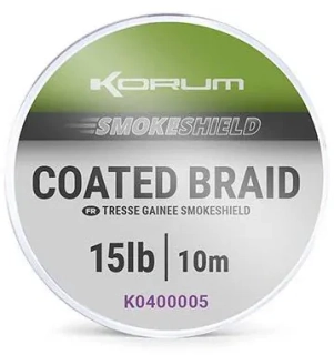 KORUM Stahovací návazcová šňůra Smokeshield Coated Braid 10m 15lb