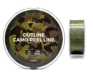 AVID Vlasec Outline Camo Reel Line 1000m 0,28mm