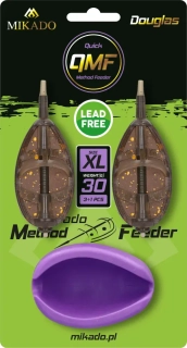 MIKADO Set krmítek Method Feeder Douglas Q.M.F. Set XL 2x40g + forma