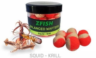 ZFISH Vyvážené boilies Balanced Wafters Squid-Krill 20g 8mm
