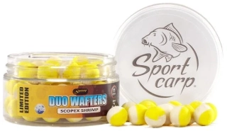 SPORTCARP Neutrálně vyvážená nástraha Duo Wafters Scopex Shrimp ø11mm 100ml
