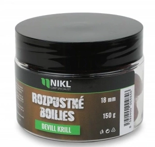 NIKL Rozpustné boilies Devill Krill 150g 18mm