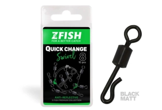 ZFISH Obratlík Quick Change Swivel Matt #10 22kg