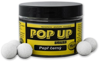 CARP SERVIS VÁCLAVÍK Plovoucí boilies Pop up boilies Pepř černý 50g 12mm