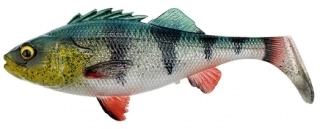 SAVAGE GEAR Gumová nástraha 4D Perch Shad Green Silver 12,5cm 20g