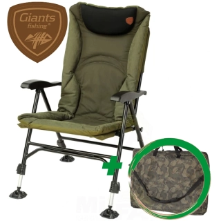 AKCE GIANTS FISHING Sedačka Luxury XS + transportní taška