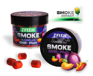 ZFISH Smoke POP-UP Dumbells Chilli Plum 8mm