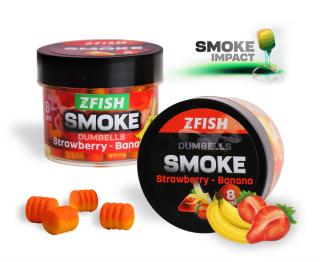 ZFISH Smoke POP-UP Dumbells Strawberry Banana 8mm