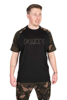 FOX Tričko Black Camo Outline T-Shirt XL