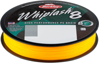 BERKLEY Šňůra Whiplash 8 Yellow 150m 0,12mm 17,5kg