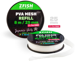 ZFISH Punčocha PVA PRO Refill 25 mm/7m + 1m ZDARMA