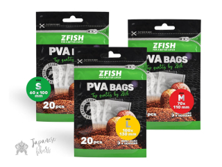 ZFISH PVA Sáčky PVA Bags 20ks 100x130mm