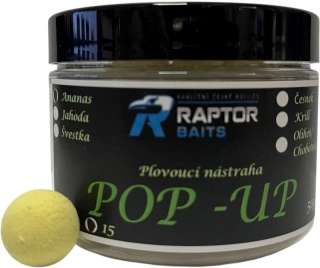 RAPTOR BAITS Pop Up Ananas 50g 15mm