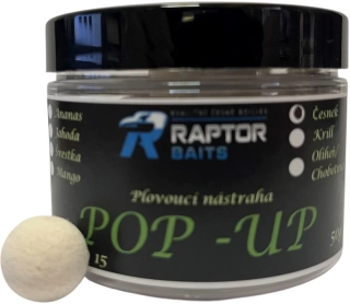 RAPTOR BAITS Pop Up Česnek 50g 15mm