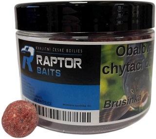 RAPTOR BAITS Obalované chytací boilies Brusinka 250g 20mm