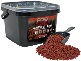 STARBAITS Pelety Mixed Pro Strawberry Spice 2kg