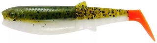 SAVAGE GEAR Gumová nástraha Cannibal Shad Olive Hot Orange 10cm 9g