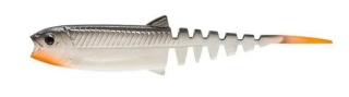 SAVAGE GEAR Gumová nástraha Cannibal Minnow V-Tail White Black 12,5cm 12,8g