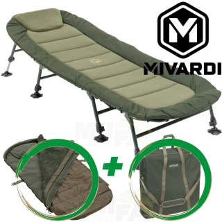 AKCE MIVARDI Lehátko Comfort XL8 + transportní taška Comfort XL8 + spací pytel Professional 5 Season