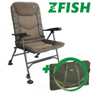 AKCE ZFISH Křeslo Deluxe GRN Chair + transportní taška