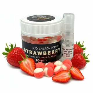 METHOD FEEDER FANS Plovoucí Boilies Duo Energy Kořeněné maso 12mm 50ml