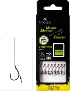 MIKADO Návazec Method Feeder s jehlou a protihrotem MF13 #6 8ks