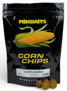 MIKBAITS Boilie Corn Chips Sladká kukuřice 300g 20mm