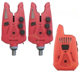 FLACARP Sada signalizátorů 2+1 X8 + RX8 Červená