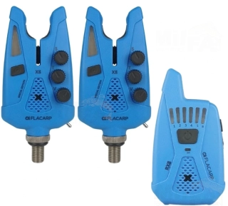FLACARP Sada signalizátorů 2+1 X8 + RX8 Modrá
