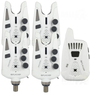 FLACARP Sada signalizátorů 4+1 X8 + RX8 Bílá