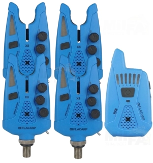 FLACARP Sada signalizátorů 4+1 X8 + RX8 Modrá