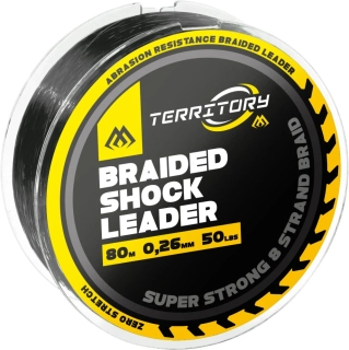 MIKADO Šoková šňůra Braided Shock Leader 50lbs 0.26mm 80m